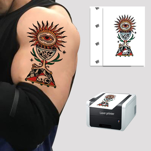 Pegatinas de Tatuajes Temporales KeMeng, Diseño Indio, para Rostro, Cuerpo, Hombres, Mujeres y Niños, con Motivos de Tigre, Lobo, Calavera, Henna, <span class=keywords><strong>a</strong></span> <span class=keywords><strong>la</strong></span> Moda - Product Image 1