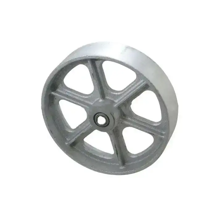 Densen customized factory OEM sand casting part industry wheels cast steels and cast iron wheels