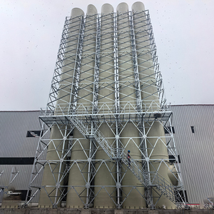 Tùy chỉnh chiều cao nhúng nóng ống thép mạ kẽm cực công nghiệp sử dụng kết cấu thép ống khói tháp Viễn Thông phụ kiện - Product Image 3