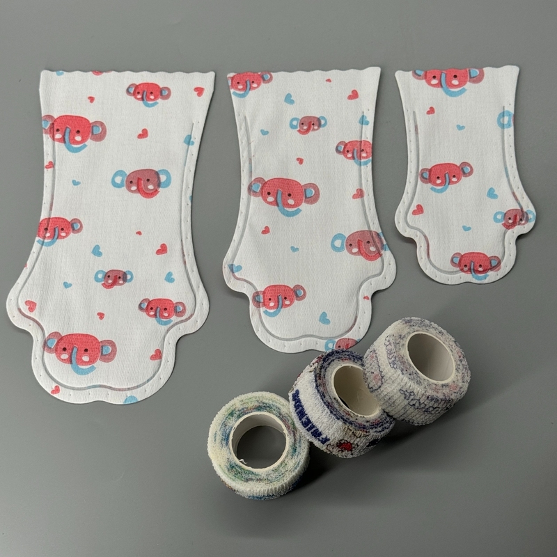 20 Pcs Pink Cartoon Print Pattern