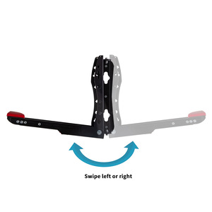 Support mural réglable en fer pour vélo, crochet de rangement gain de place pour VTT et vélos de route de 16 à 29 pouces - Product Image 4