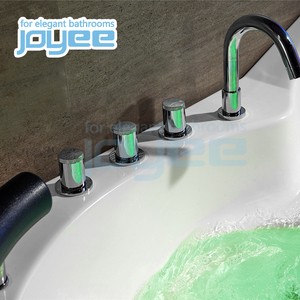 JOYEE Prix bas <span class=keywords><strong>Baignoire</strong></span> de massage à remous <span class=keywords><strong>triangulaire</strong></span> pour salle de bain Petite <span class=keywords><strong>baignoire</strong></span> <span class=keywords><strong>triangulaire</strong></span> d'angle avec lumière LED - Product Image 5