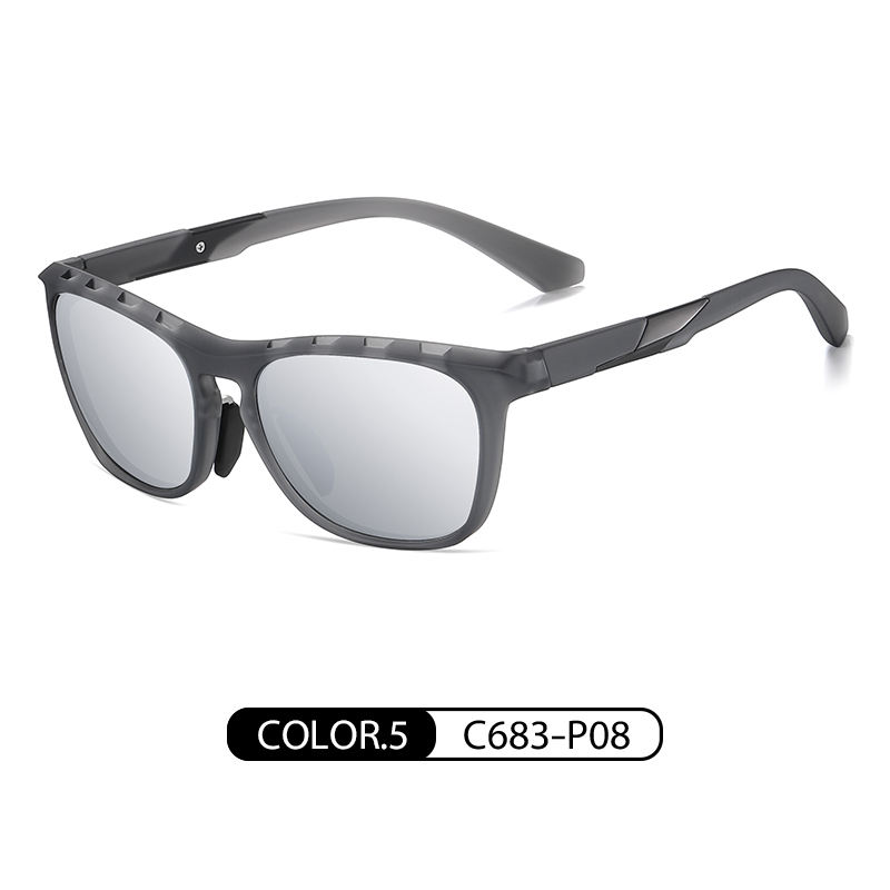 Matte Transparent Grey White Silver C683-P08