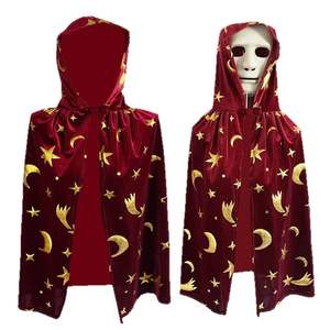 Disfraces <span class=keywords><strong>de</strong></span> actuación <span class=keywords><strong>de</strong></span> Halloween para niños Capas <span class=keywords><strong>de</strong></span> <span class=keywords><strong>capa</strong></span> para actuaciones <span class=keywords><strong>de</strong></span> festivales Capas <span class=keywords><strong>de</strong></span> mago rojo - Product Image 2