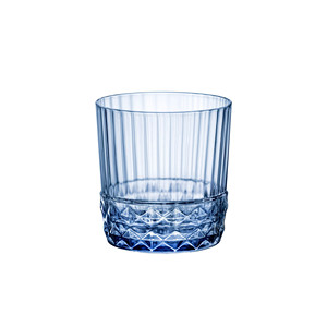 Verre à eau DOF 38 cl Bleu Saphir America' H 9,2 cm Ø 8,8 cm Bormioli Rocco - Product Image 1