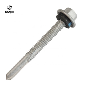 Vite autoforante a testa esagonale <span class=keywords><strong>Tek</strong></span> 5 per impieghi gravosi con punta di perforazione lunga 5 M5.5 - Product Image 4