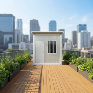 Casa Contenedor Móvil Plegable de Dos Dormitorios, Material de Acero con Panel Sándwich, Diseño Moderno Transpirable, 1 Año de Garantía, Tipo Villa - Product Image 2