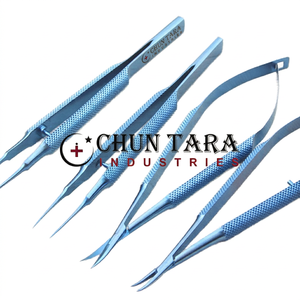 Kit de micro-chirurgie 14 mm, ciseaux chirurgicaux en acier inoxydable, ensemble de ciseaux chirurgicaux, certifié CE classe II, garantie 1 an - Product Image 2