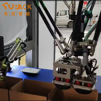 UPACK Robot Colaborativo Delta Paralelo de Acero Inoxidable de 4 Ejes con Caja de Engranajes y Rodamientos para Recoger y Colocar, Carga Útil de 3/5/10/16 kg, 25