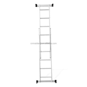 Giàn giáo nhôm Thang làm việc nền tảng, Tải trọng tối đa 150 kg lớp phủ chống trượt, giàn giáo thang EN131 thử nghiệm - Product Image 4