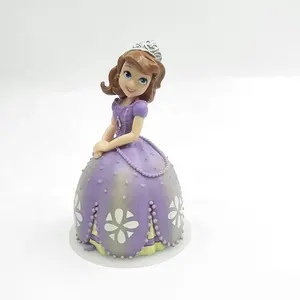 OEM Kinderen plastic cartoon figuur pop Sofia prinses action figure speelgoed