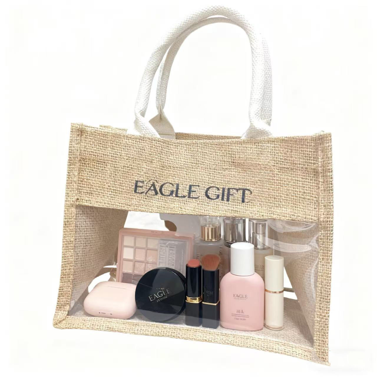 jute with pvc window