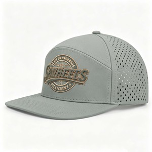 6 Panel Laser Cut Hole Gorras Perforated Golf <b>Hat</b> <b>Cap</b> Waterproof <b>Cap</b> Outdoor - Product Image 3