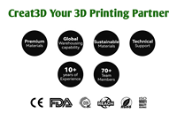 Filament d'imprimante 3D Creat3D PLA Basic, 100% matière première importée des États-Unis, grande résistance, filament PLA 3D haute vitesse