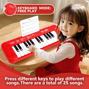 Excelente Regalo <span class=keywords><strong>para</strong></span> Niños, <span class=keywords><strong>Piano</strong></span> de 25 Teclas con <span class=keywords><strong>Partituras</strong></span> y Canciones de Demostración, Juguetes <span class=keywords><strong>para</strong></span> Niños, Teclado de <span class=keywords><strong>Piano</strong></span> Eléctrico <span class=keywords><strong>para</strong></span> <span class=keywords><strong>Principiantes</strong></span> - Product Image 3