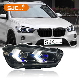 SJC Auto Snake Eyes faro di illuminazione per <span class=keywords><strong>BMW</strong></span> <span class=keywords><strong>X1</strong></span> <span class=keywords><strong>F48</strong></span> F49 2016 - 2019 nuovo aggiornamento luci anteriori Laser di alta qualità DRL - Product Image 1