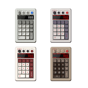 แป้นตัวเลข 8Bitdo Retro 18 <span class=keywords><strong>Mechanical</strong></span> <span class=keywords><strong>Numpad</strong></span> สำหรับ Windows/Android เชื่อมต่อ BT 2.4G แบบ Type C โหมดเครื่องคิดเลข พร้อมฟังก์ชั่น Hot-swappable สำหรับเล่นเกม - Product Image 1