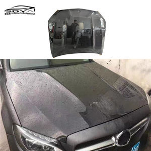 Capot moteur en fibre de carbone de style AMG pour Mercedes Benz W205 Classe C C43 C180 C200 C260 C300 - Product Image 1