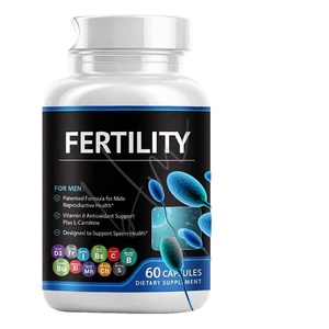 Suplemento de CoQ10 para Hombres, Antioxidante, para la Fertilidad, <span class=keywords><strong>Natural</strong></span>, 60 Cápsulas, Marca Privada - Product Image 1