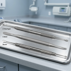Élévateurs périostaux manuels en acier inoxydable chirurgical BK Industries, instruments dentaires certifiés CE Classe II ISO13485, usage général - Product Image 6