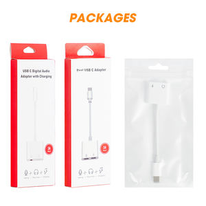 <span class=keywords><strong>Adaptateur</strong></span> de chargeur de casque USB C vers 3.5mm Type C vers câble Dongle de prise auxiliaire avec charge rapide pour téléphone 15Pro - Product Image 3