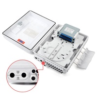 Nouvelle Boîte de Jonction Fibre Optique 2025 Hot ODP 24 Cœurs Étanche IP65 3 Entrées 24 Sorties 1:16 Cassette SC Modèle FDB-24K avec Splitter