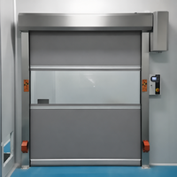 Puerta Enrollable Automática Industrial de PVC de Alta Velocidad, Persiana Rápida para Almacenes, Logística y Talleres