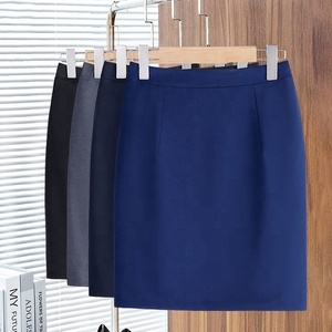 Jupes portefeuille <span class=keywords><strong>taille</strong></span> plus pour femmes, uniformes de bureau, tenues de travail ajustées, shorts, jupes midi <span class=keywords><strong>taille</strong></span> haute, vêtements grandes tailles - Product Image 2