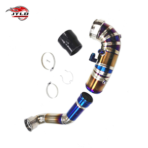 JTLD Prise d'air haute performance en alliage de titane pour BMW B58 Série G / Tuyau de suralimentation Toyota GR Supra A90 Or brûlé - Product Image 5