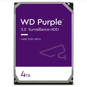 WD Purple 3.5 inch SATA CMR 256MB Up to 64 HD cameras 16 drive bays Surveillance Hard Drive 4TB WD43PURZ