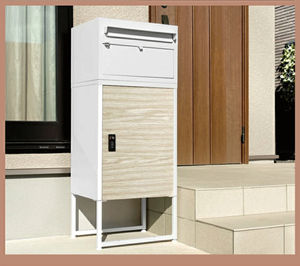 Armoire à documents express à <span class=keywords><strong>double</strong></span> <span class=keywords><strong>porte</strong></span> tout en acier de grande capacité pour l'extérieur <span class=keywords><strong>Boîte</strong></span> <span class=keywords><strong>aux</strong></span> <span class=keywords><strong>lettres</strong></span> rabattable antivol Antirouille Facile étanche - Product Image 2