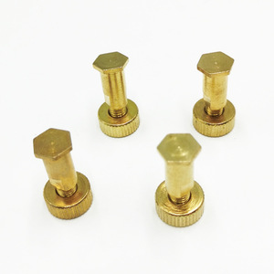 Jetto Hex Head Copper <b>Nuts</b> M4 M24 Metric 35mm Length Pre Embedded Through Blind Hole Screws And <b>Nuts</b> - Product Image 1