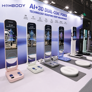 Miroir <span class=keywords><strong>de</strong></span> composition corporelle 3D Howbody A7 Pro Ai, écran tactile 27 pouces, 8 électrodes, 22 données <span class=keywords><strong>de</strong></span> santé, plateau tournant automatique à 360°, miroir <span class=keywords><strong>de</strong></span> santé Ai - Product Image 6