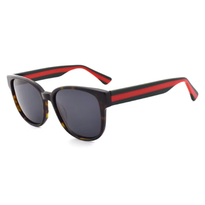 Lunettes de soleil unisexes vintage effet écaille de tortue, monture en acétate, verres polarisés UV400, lunettes de soleil classiques pour les vacances à la plage et les activités de plein air - Product Image 4