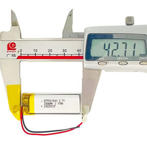 300Mah 501540 <span class=keywords><strong>3</strong></span>.7V Kleine Li Ion Cel Oplaadbare Li-Polymeer Batterij Lithium-Ion Batterij Lipo Lithium Ncm Zakcel Batterij - Product Image 5
