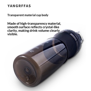 500ml PP Plastic Reusable Eco-Friendly Direct Drinking Water <b>Bottle</b> with <b>Shaker</b> for and Push Button Cap - Product Image 2