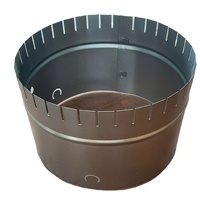 Colliers de raccordement pour conduits de ventilation en acier SC - Colliers de jonction flexibles en tôle pour applications hospitalières, cantines et écoles