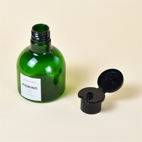 Kinpack 200ML Bouteille ronde en plastique PET vide de distribution de liquide avec pompe de pulvérisateur Emballage et produit d'impression