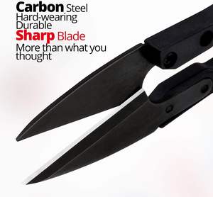 Ciseaux miniatures noirs en acier inoxydable pour vêtements, coupe-fil, sécateur de bonsaï, ciseaux de tailleur - Product Image 4