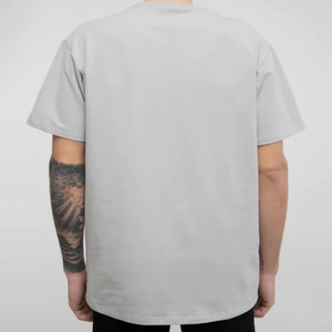 Camiseta Oversize Lisa de Algodón de Gran Gramaje para Hombre, Tallas Grandes, Hombro Caído, Venta al por Mayor, Fabricante - Product Image 3