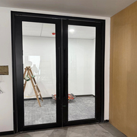 Cloison modulaire en aluminium pour bureau, séparateur de pièce en verre, solution murale insonorisée pour espaces à hauts murs, idéale pour les magasins et les écoles