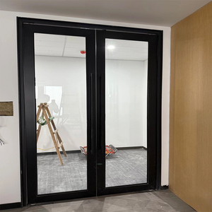 Cloison modulaire en aluminium pour <span class=keywords><strong>bureau</strong></span>, séparateur de pièce en verre, solution murale insonorisée pour espaces à hauts murs, idéale pour les magasins et les écoles - Product Image 3
