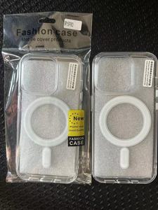 Funda de teléfono de TPU magnética transparente de lujo para iPhone 17 y para <span class=keywords><strong>Apple</strong></span> 16 Compatible con carga inalámbrica - Product Image 6