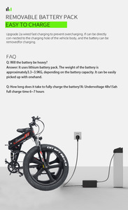 Bicicletta Elettrica da Montagna per Adulti con Batteria al Litio da 10AH, 26 Pollici, Velocità Variabile e Lunga Autonomia, Vendita Diretta dalla Fabbrica - Product Image 4