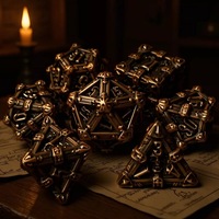 Set de 7 dés à crânes DND multiformes pour jeux de rôle, Dungeons & Dragons, COC, jeux de société, échecs/cartes