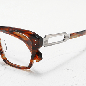 Gafas Rectangulares de Montura Completa, Lentes de Resina de Color Sólido, Anti Luz Azul, Unisex, para Uso Diario - Product Image 4
