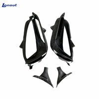 Kit carrosserie décoratif pour Ferrari SF90, style OEM, en fibre de carbone sèche 3K de haute qualité, pour aérateurs latéraux