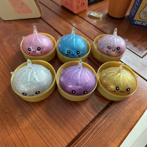 Juguete Antiestrés de Simulación de Comida, Novedoso y Suave, de Rebote Lento, para Aliviar la Ansiedad, Dumplings, Monocerbo, Alicornio, Unicornio, Kylin, 14+ - Product Image 1