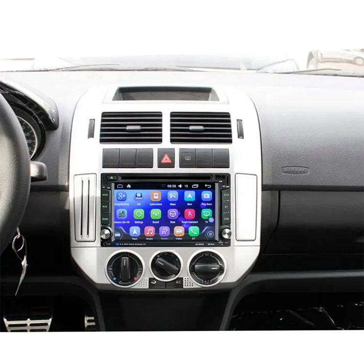 Android 6 รถ LCD เครื่องเล่นซีดีสากลหน้าจอสัมผัส RGB รองรับหน้าจอสัมผัสแบบ capacitive และมัลติทัช