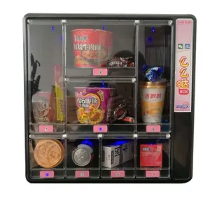 벽 작은 로커 미니 자동 판매기 음료 Qr 코드 콘돔 Juguete 속눈썹 음료 미니 자동 판매기